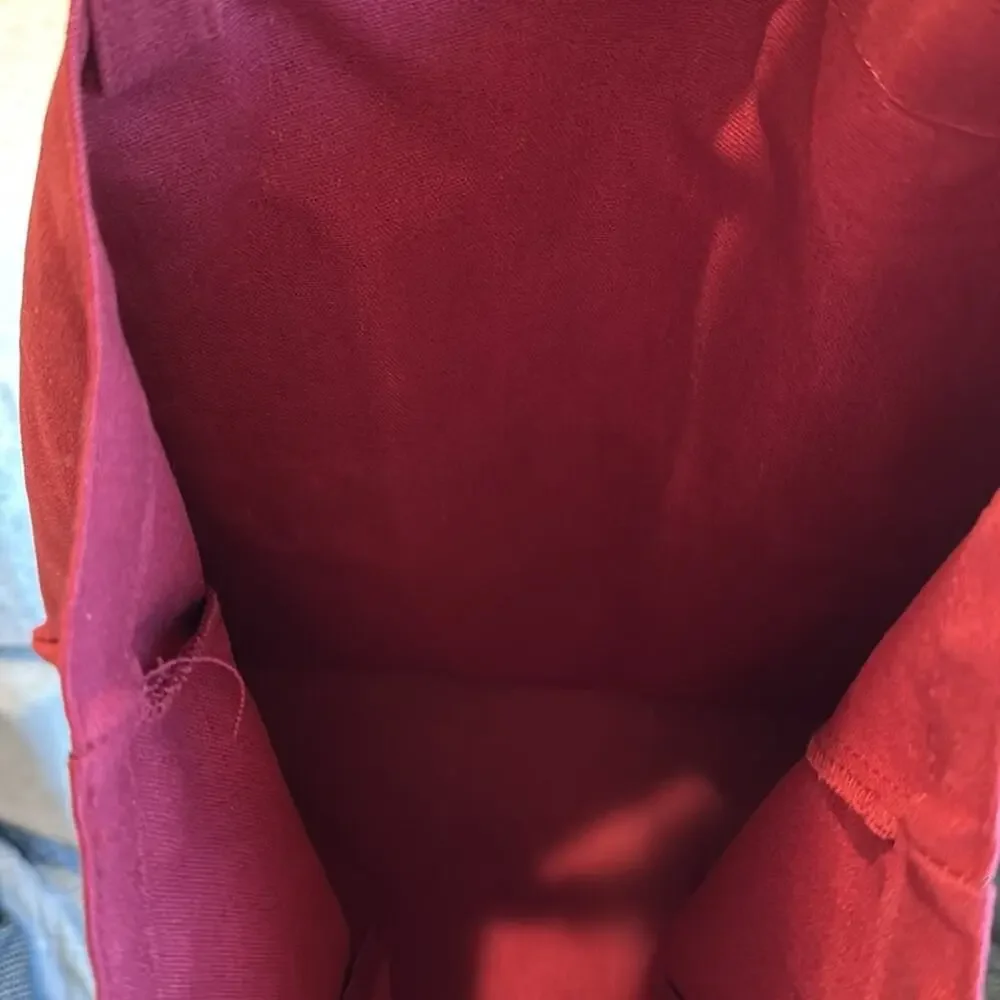 Little Bipsy Burgundy‎ Tote Bag Like New
